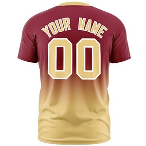 เสื้อยืดเบสบอลพิมพ์ลายพิมพ์ซับลิเมชันงานออกแบบปักลายเสื้อซอฟต์บอล100% - Product Image 2