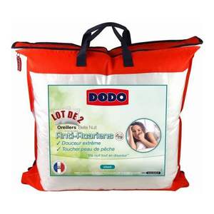 Coussin anti-acariens DODO 60 x 60 cm en polyester/coton à motif uni - Product Image 2