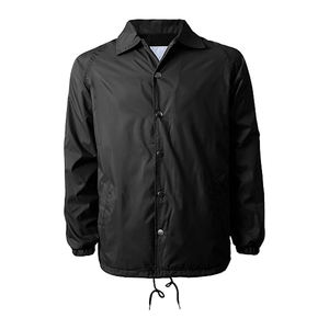 Custom DIY OEM Fall Oversize Casual Jacket Single-row Button Plus Size Men's <b>Trainer</b> Coaches Jackets - Product Image 6
