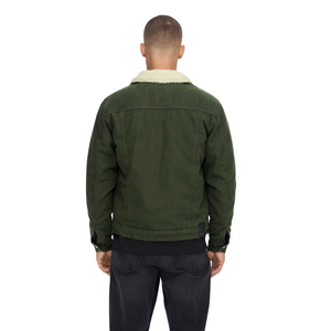 Veste en jean classique d'hiver pour homme avec style décontracté, finition délavée, coupe personnalisée, tissu en coton de qualité supérieure, respirant, haute qualité - Product Image 2