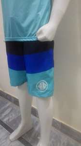 Traje de chándal en blanco con etiqueta privada para hombre, chándal liso, chándal personalizado con logotipo, conjunto corto de dos piezas de verano para hombre - Product Image 5