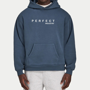 Industrie parfaite 100% sweats à capuche en coton vierge épais polaire poids lourd sweats à capuche surdimensionnés impression personnalisée Logo sweats à capuche et sweat-shirts - Product Image 5