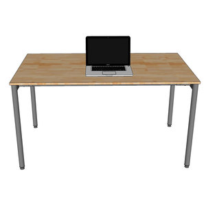 Escritorio de Computadora Moderno de Madera Sólida Serie OMA II de 140x80cm con Almacenamiento y Ensamblaje Modular - Product Image 2