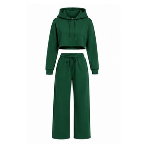 Conjunto Deportivo de Sudadera Corta y Pantalones Jogger para Mujer, Ropa Deportiva de Dos Piezas, a Prueba de Viento, para Entrenamiento, Gimnasio y Ejercicio - Product Image 6
