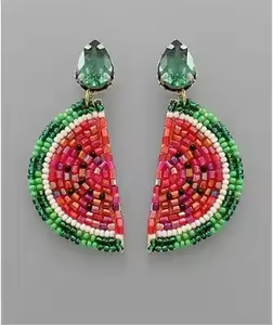 Pendientes de Lujo con Cuentas Bordadas, Diseño Artesanal MD, para Mujer, Elegantes, Ligeros, Piezas Destacadas, de MD Handicrafts - Product Image 5