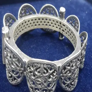 Indischer Silber Antiker Schmuck Öffnen Sie Kada für Frauen im Großhandel direkt von der Fabrik zum besten Preis Damen Kada