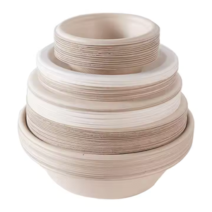 Bol rond de 29oz Bol rond écologique Soupes Salades copieuses Capacité de 850ml Tailles personnalisées disponibles - Product Image 4