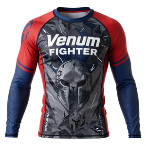 Camiseta de Compresión Venum Premium Personalizada, Anti-UV, Transpirable, de Manga Larga, para Entrenamiento en Gimnasio, Sublimada, para Adultos - Product Image 1