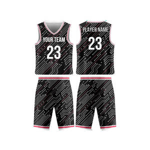 Camisetas de baloncesto de fábrica de Pakistán y logotipo bordado corto personalizado de la mejor calidad, conjunto de uniforme de baloncesto de color sólido para hombres para niños - Product Image 3