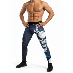 Pantalons de sport de compression à séchage rapide, légers et extensibles, de qualité professionnelle, fabriqués par un fabricant professionnel, pour hommes, leggings fins - Product Image 2