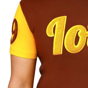 Iota Phi Theta 1963 Chenille camiseta Premium algodón griego ropa bordada fraternidad Logo clásico ajuste cómodo tela - Product Image 6