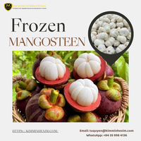 Premium LQF Diepvries Mangosteen Vietnam Hele Vruchten Zoete Smaak Vacuüm Verpakt Groothandel Leverancier KMI Merk 24 Maanden Houdbaarheid