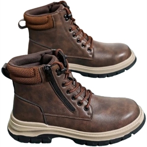 Botas de trabajo con punta de acero para hombre, zapatos de seguridad, botas de senderismo, botas industriales impermeables - Product Image 6