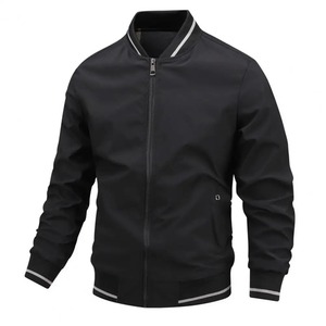 Blouson d'aviateur à fermeture éclair pour hommes vêtements de ville décontractés Hip Hop Slim Fit manteaux pour hommes vêtements de haute qualité à la mode pour hommes - Product Image 4