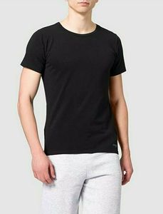 100% algodón para hombre Camisetas atléticas activas gimnasio correr entrenamiento Dry-Fit cuello redondo Top camiseta para hombre - Product Image 5
