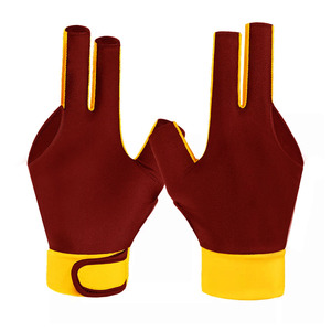 Rabixo Sports Premium Quality Billiard <b>Gloves</b> <b>for</b> Snooker/<b>Pool</b> Customized Breathable Non-Slip Polyester Spandex 3-Finger Pull-On - Product Image 6
