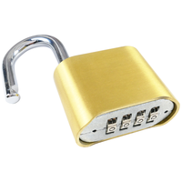 Cadenas numérique à combinaison en laiton ABA haute sécurité avec cylindres sécurisés pour la protection, MOQ 1000 pièces, personnalisable, origine TW