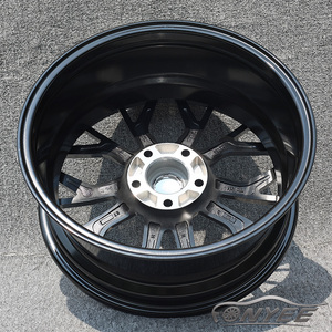 Jantes Fonyee 17x7,5 pouces 5x100/114,3 35 mm en alliage d'aluminium <span class=keywords><strong>noir</strong></span>, neuves pour Accord, pour voitures particulières - Product Image 4