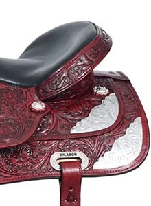Silla de Montar Inglesa de Cuero Genuino de Gamuza Duradera de DD Leather, para Carreras de Caballos y Estilo Western, Originaria de la India - Product Image 5