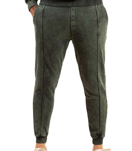 2025 nueva moda 100% algodón para hombre Deporte chándal Hip Hop chándales invierno ácido lavado chándal para hombres - Product Image 2