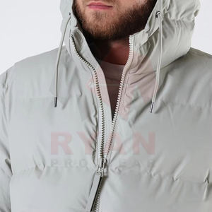 Quick Dry High Quality Long Puffer Jackets For Men Adults And Kids Customized <b>Colour</b> Design And Printing Plus Size - Product Image 5