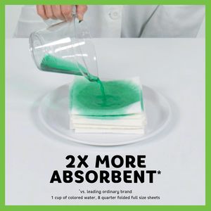 Rollos Gigantes de Toallas de Papel de 2 Capas Bounty, 11" X 10 1/4", Blancas, 20 Onzas Líquidas - Product Image 4