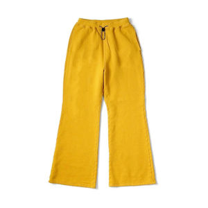 Pantalon de jogging droit à taille élastique en molleton 100% coton pour hommes, pantalon ample et surdimensionné décontracté - Product Image 1