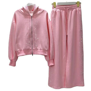 Survêtement Puff Print Rhinestone survêtements de haute qualité sur mesure disponible en tarif de gros dans toutes les couleurs hommes survêtements - Product Image 1