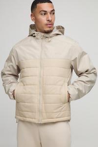 2025 hommes bleu couleur Nylon doudoune en gros col montant hiver à capuche plume bulle rempli XS à toutes les tailles matériel - Product Image 6