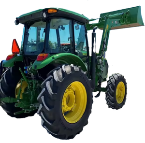 Tractor Agrícola John Deere Usado Original de 120 hp 4x4 en Venta, con Implementos Completos a Precios Muy Bajos - Product Image 1