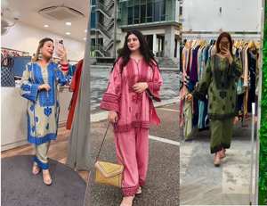 NUEVO DISEÑADOR TRAJE SALWAR DE ALGODÓN DE MERMETA PESADA COSTADO COMPLETO MAX HASTA 44 SECUENCIAS DE BORDADOS PESADOS TRABAJAN CON LATKAN FANCY - Product Image 3