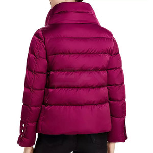 Vêtements d'hiver pour femmes, doudounes coupe-vent respirantes en nylon tricoté, faible MOQ - Product Image 2