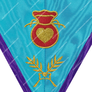 COLLAR OFICIAL DE REGALIA MASÓNICO DE MEMPHIS COLLAR HOSPITABLE DE MISRAIM RITE - Product Image 2