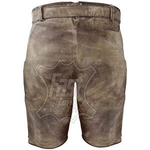 กางเกงเลเดอร์โฮเซินบาวาเรียนหนังแท้ดีไซน์ใหม่ทันสมัยสำหรับผู้ชาย ผลิตตามสั่ง คุณภาพพรีเมียม ระบายอากาศได้ดี - Product Image 5