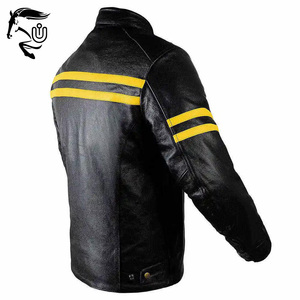 Mejor diseño Original chaqueta de cuero de los hombres de alta calidad de estilo de calle personalizado para el invierno hecho para los amantes de la moto - Product Image 5
