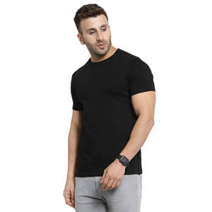 Camiseta de Hombre Lisa de Alta Calidad Personalizable, Camiseta Gruesa Informal, Etiqueta y Etiquetas Colgantes Gratuitas, Camisetas de Bangladesh - Product Image 4