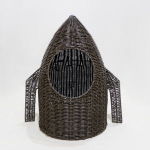 Artex Dong Thap Hand-Woven Eco-Friendly Modern Nursery Gift Decoration Plastic <b>Storage</b> <b>Basket</b> Iron Frame Shelf Organizer Bin - Product Image 1