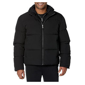 Veste matelassée légère pour homme, manteau d'hiver à capuche isolé, design matelassé chaud, idéal pour un usage quotidien décontracté et les sorties en plein air - Product Image 2