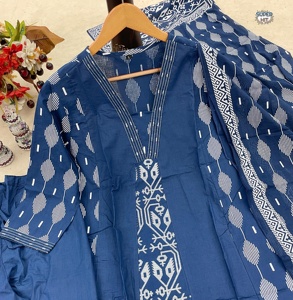 Traje Anarkali con Bordado Intenso, Último Diseño, Vestido Largo para Fiesta, Estilo Pakistaní, Dupatta para Damas, Estilo Indio-Pakistaní - Product Image 4