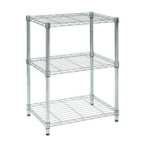 Hot sell steel <b>storage</b> shelving <b>rack</b> chrome bulk quantity for home hotels and restaurant <b>kitchen</b> living room made in india 2023 - Product Image 1