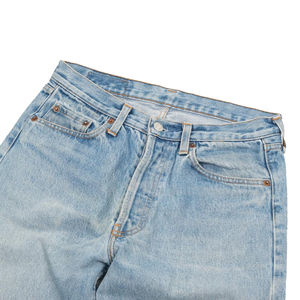 Haute qualité confortable jambe droite hommes Jean pantalon ceinture taille personnalisée couture décontracté Denim jean pantalon pour hommes délavé léger - Product Image 6