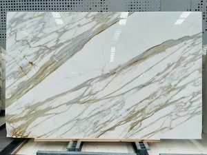 فاينز ذهبية كالاكاتا فريدة من نوعها إيطالية مصقول مقطوع بالحجم لمطبخ الفيلا والحمام الخارجي الداخلي المخصص - Product Image 4