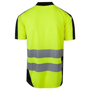 Haute visibilité respirant haute visibilité haute visibilité vêtements de travail d'hiver t-shirt de sécurité Logo personnalisé Construction chemises réfléchissantes - Product Image 5