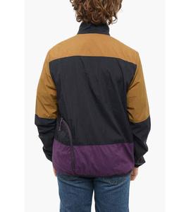 Chaqueta Cortavientos Informal Resistente al Agua de Secado Rápido y Transpirable, Talla Grande, Estilo Color Block con Cierre, para Otoño - Product Image 2