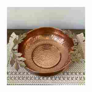 Mezcla de cobre Vintage de alta calidad y frutero para artesanía Tazón de metal de alta demanda para acampar Durable y elegante - Product Image 3