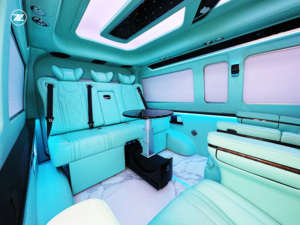 Furgone Executive |   Hiace 7 Posti Automatico a Benzina Guida a Sinistra Fari LED Cabina <span class=keywords><strong>Blu</strong></span> con Divisorio Completo - Product Image 4