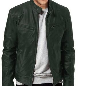 Chaqueta vaquera de piel sintética para hombre, chaqueta de invierno para hombre - Product Image 4