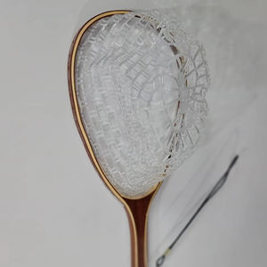 ตาข่ายจับปลาเทราท์ตาข่ายสำหรับจับปลาเทราท์ตาข่ายทำจากยางตาข่ายใช้มือตาข่ายจับปลาเทราท์ - Product Image 1