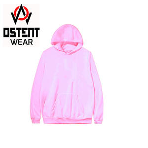 Sudaderas con capucha Rojas extragrandes de algodón 100% hechas a medida al por mayor para hombres y mujeres, sudaderas de invierno de alta calidad a bajo precio - Product Image 2