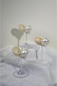 Coupe à vin Seashell pour les événements d'été, vaisselle sur le thème de l'océan pour les hôtels, les bars et l'exportation en vrac - Product Image 4
